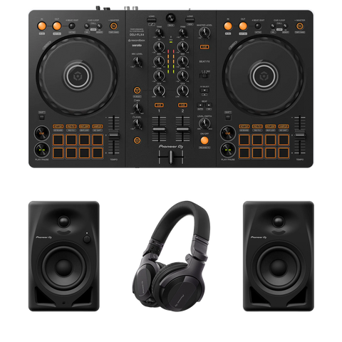 DDJ-FLX4 + DM-40D + HDJ-CUE1BT Bundle