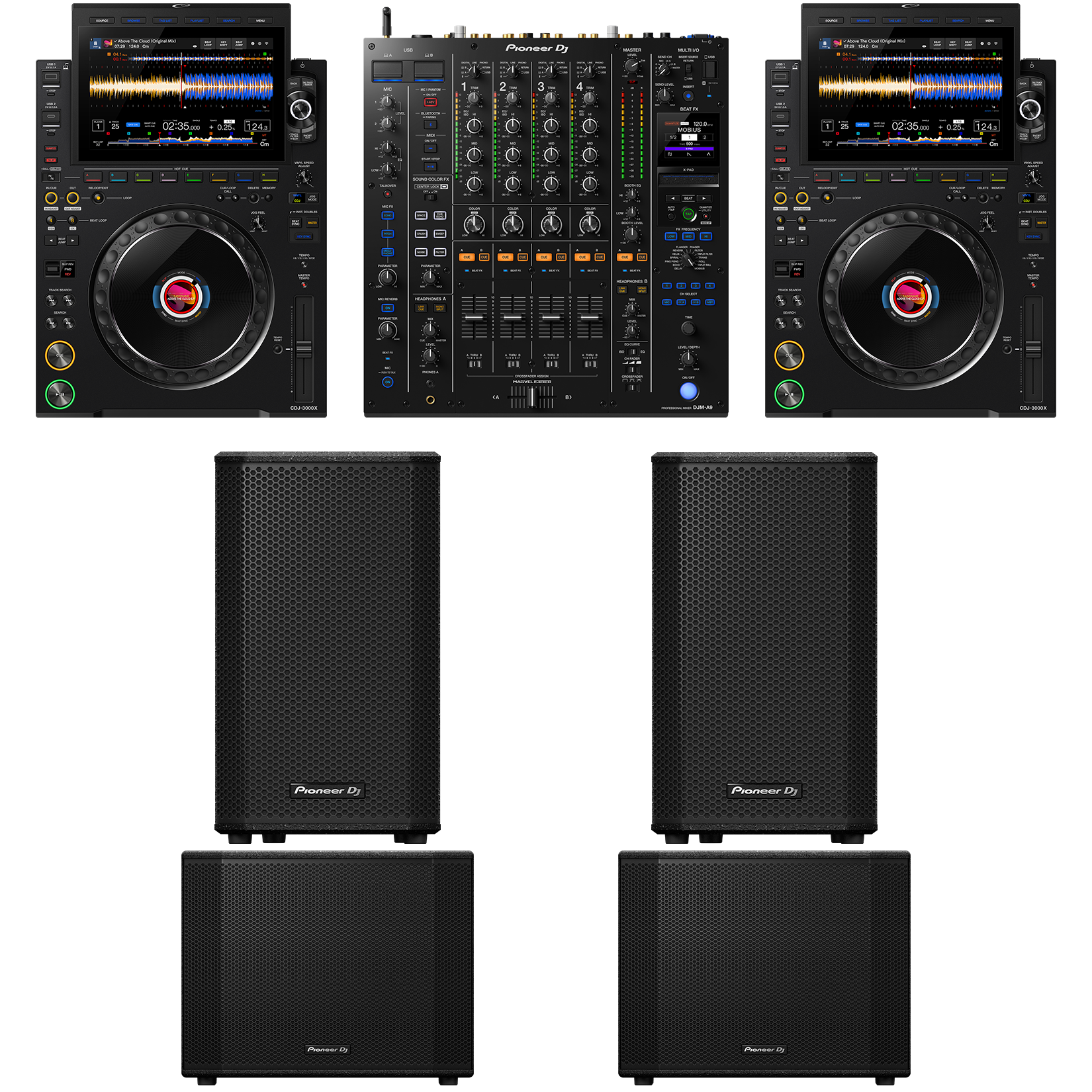 CDJ-3000X + DJM-A9 + XPRS Bundle – Pioneer DJ Store