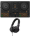 Pioneer DJ AlphaTheta DDJ-FLX2 + HDJ-CUE1 Bundle