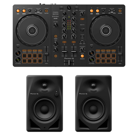 DDJ-FLX4 + DM Series Speaker Bundle