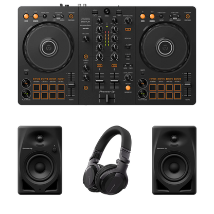 DDJ-FLX4 + DM-40D + HDJ-CUE1BT Bundle