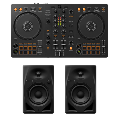 DDJ-FLX4 + DM Series Speaker Bundle