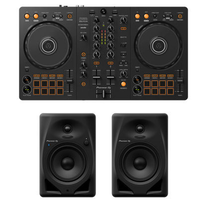 DDJ-FLX4 + DM Series Speaker Bundle