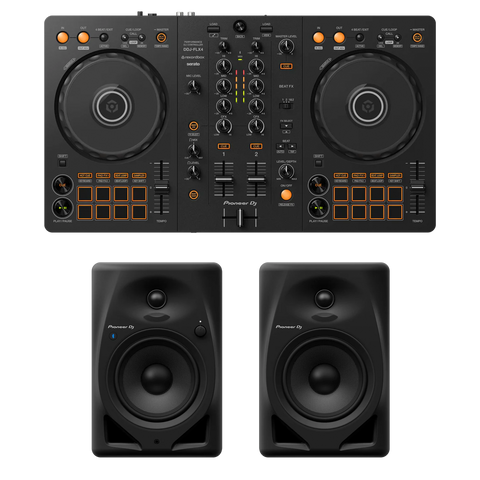 DDJ-FLX4 + DM Series Speaker Bundle