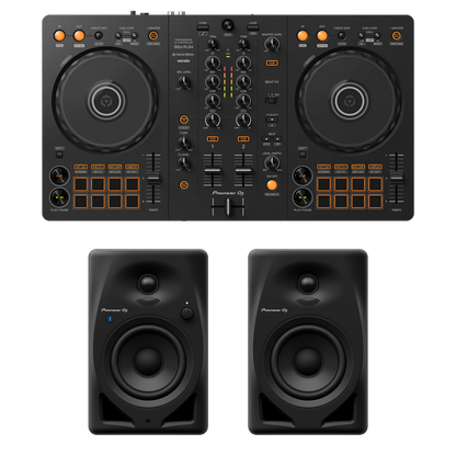 DDJ-FLX4 + DM Series Speaker Bundle