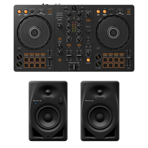 DDJ-FLX4 + DM Series Speaker Bundle