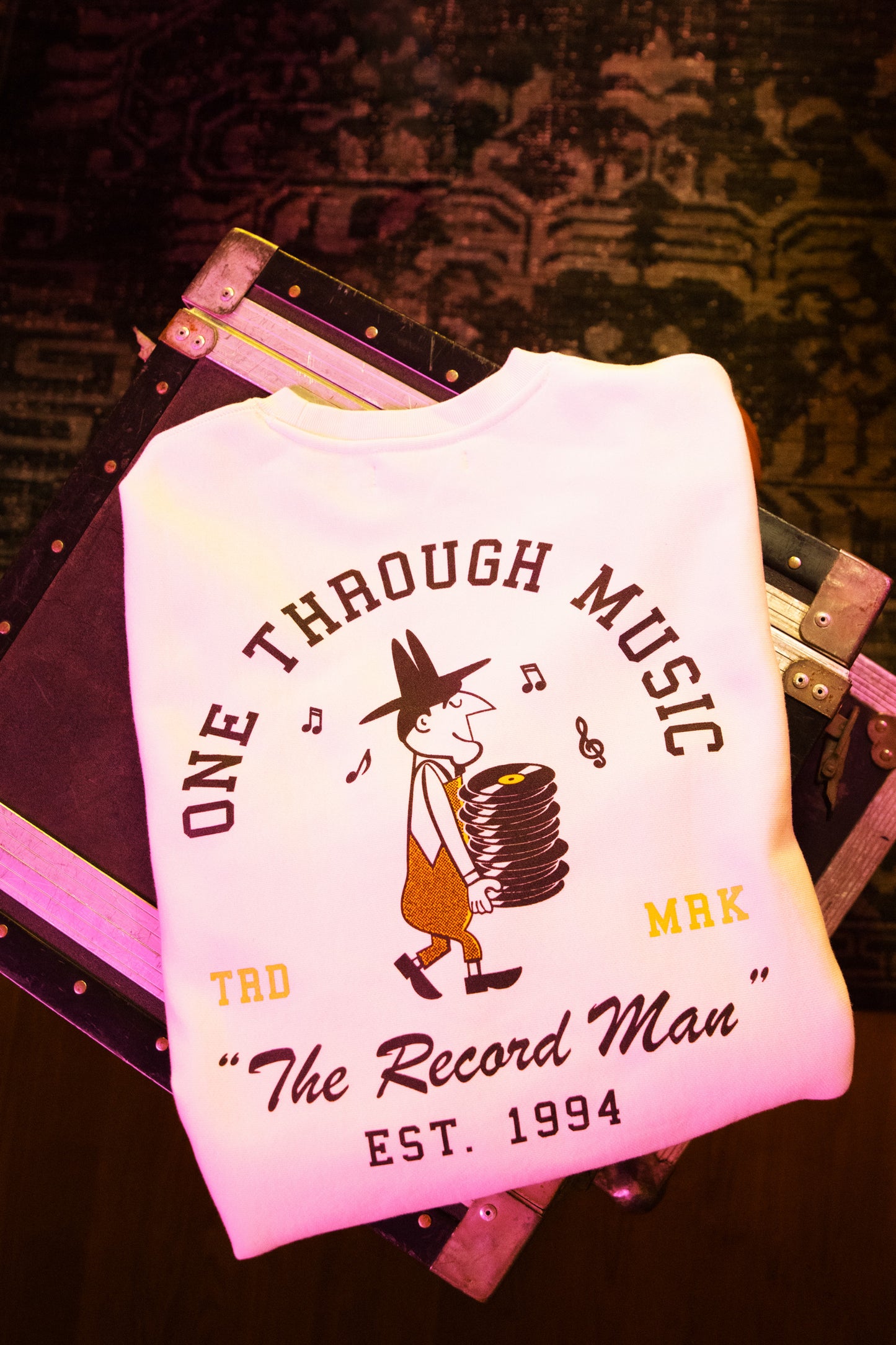 One Through Music Record Man Sweatshirt