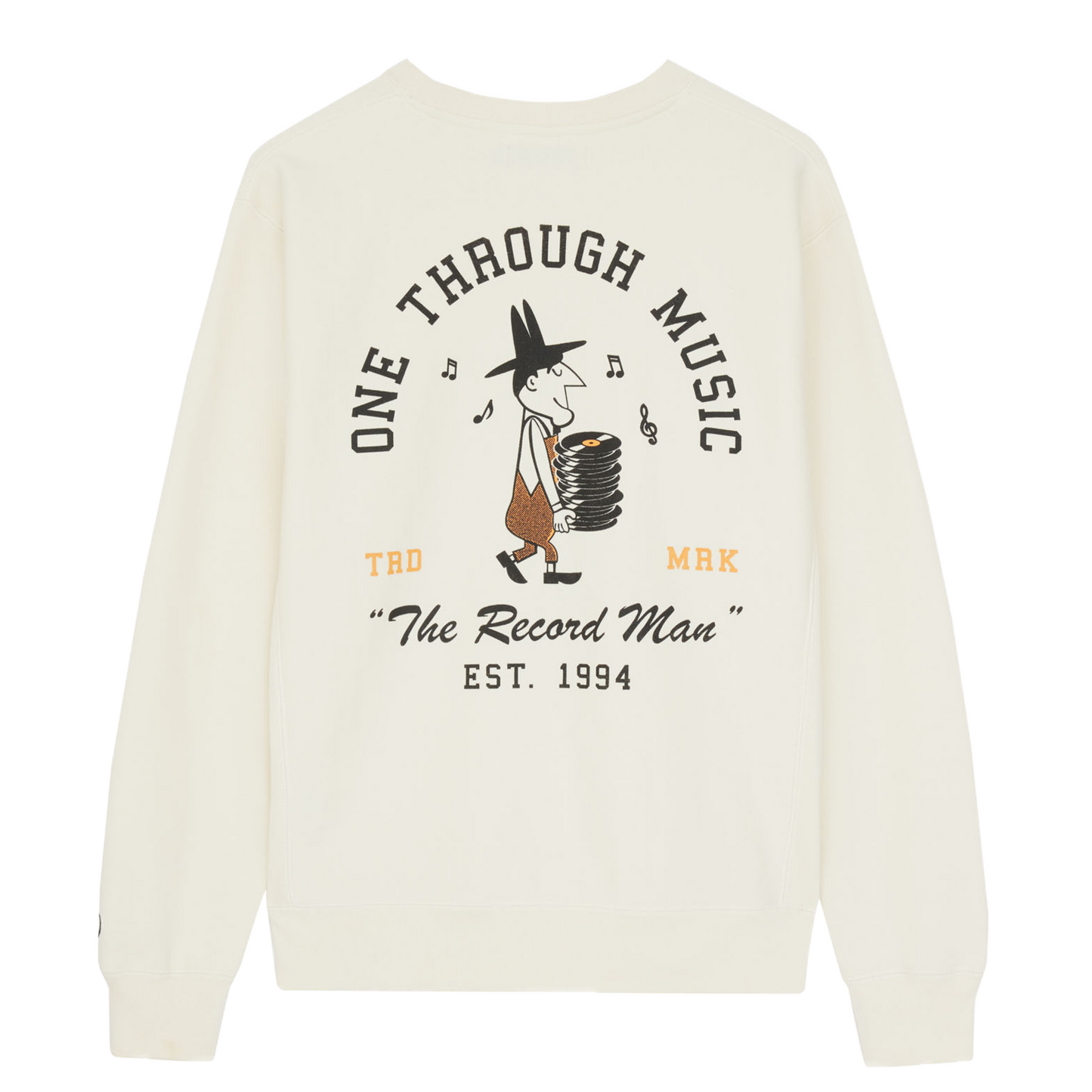 One Through Music Record Man Sweatshirt