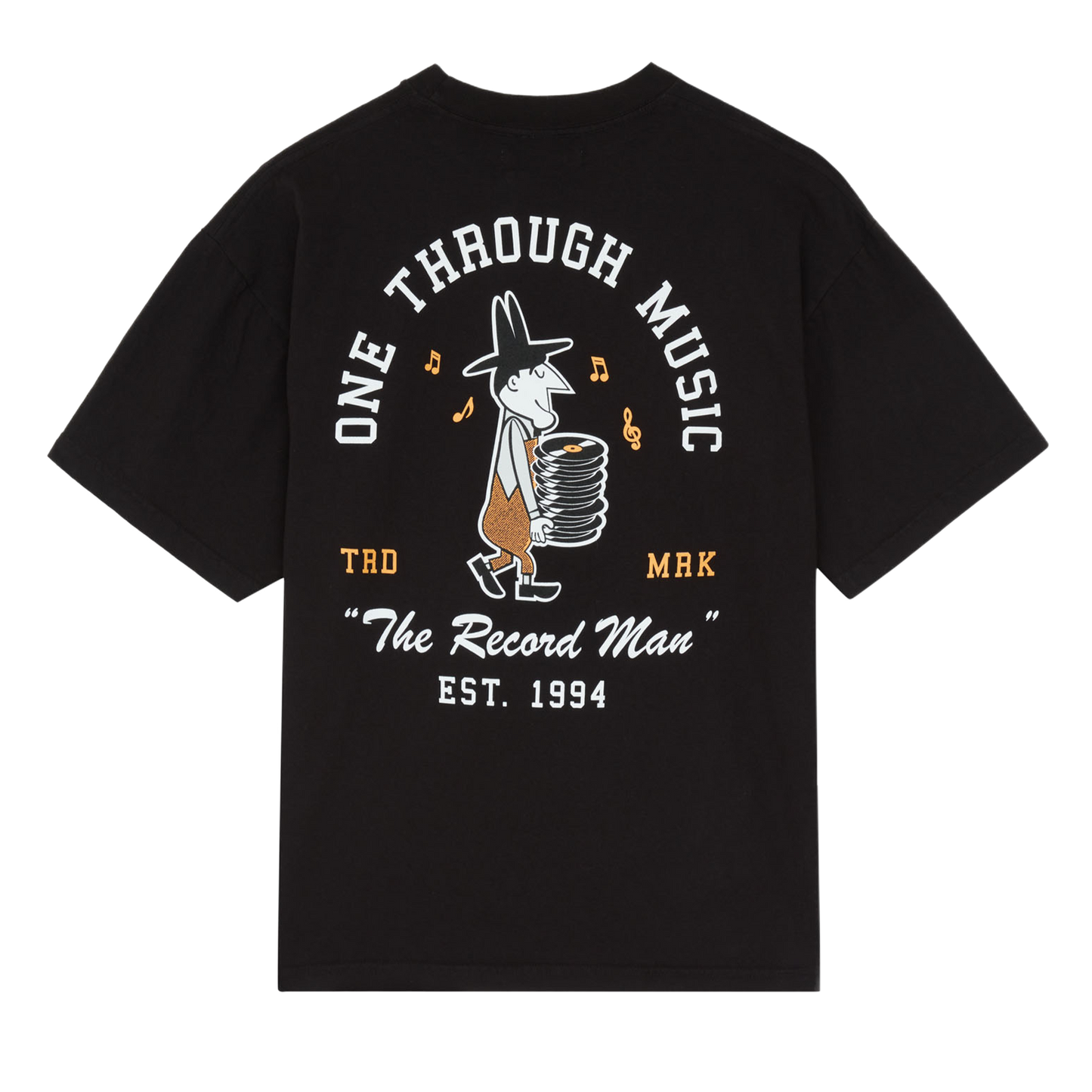 One Through Music Record Man Short-Sleeve Tee