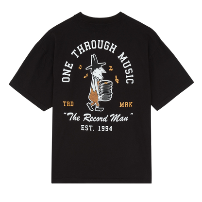 One Through Music Record Man Short-Sleeve Tee