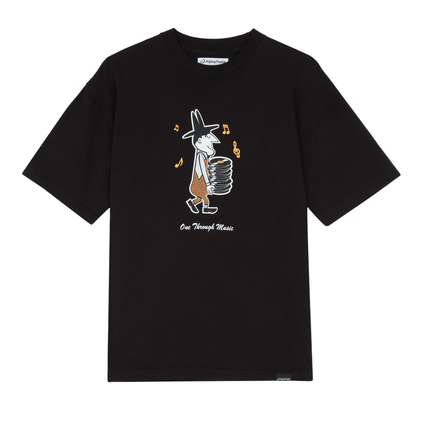 One Through Music Record Man Short-Sleeve Tee