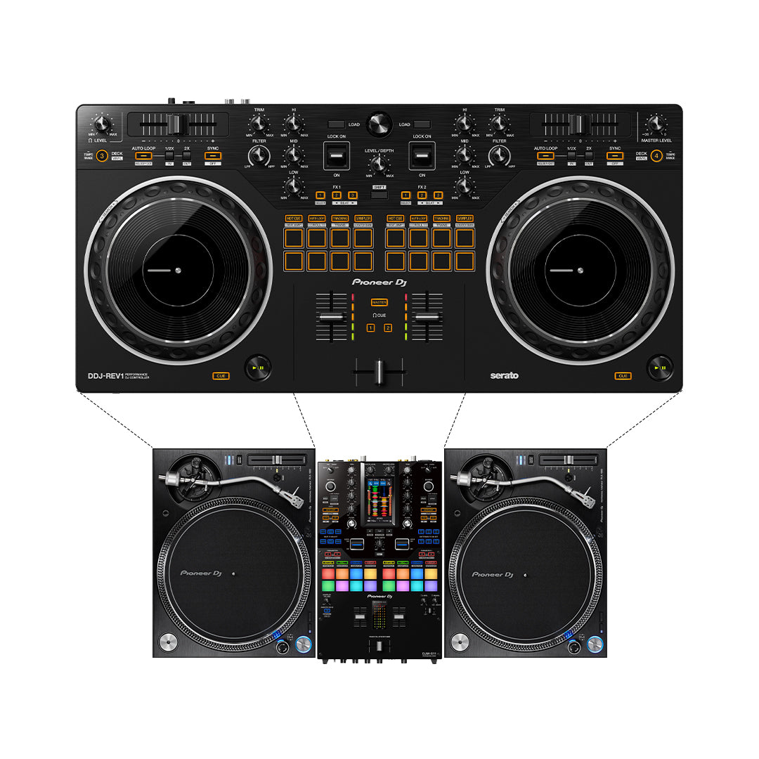 Pioneer DJ DDJ-REV1 選べるヘッドホンセット Serato DJ 対応 スクラッチスタイル 2ch DJコントローラー パイオニア  ブランド品 - 楽器・音響機器